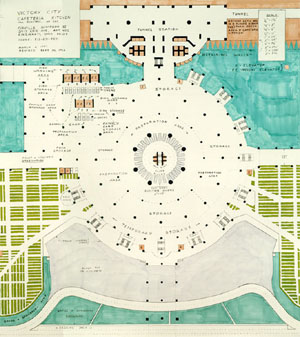 Floor Plan of Kitchen & Food Prep Areas